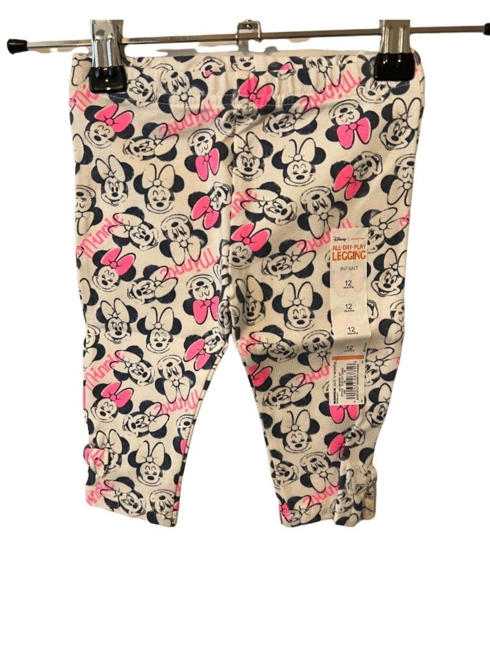 Disney Jumping Beans Minnie Mouse All-Day-Play Leggings w/ Side Bow Size 12M